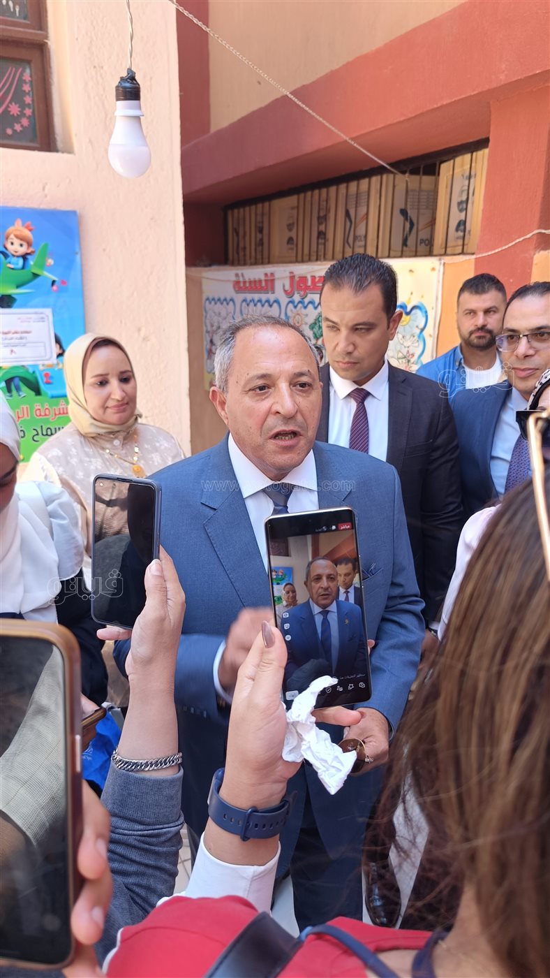 محافظ بورسعيد يتفقد اللجان الانتخابية، فيتو&nbsp;