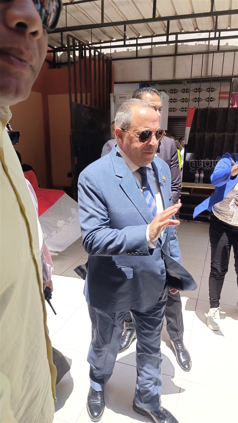 محافظ بورسعيد يتفقد اللجان الانتخابية، فيتو&nbsp;