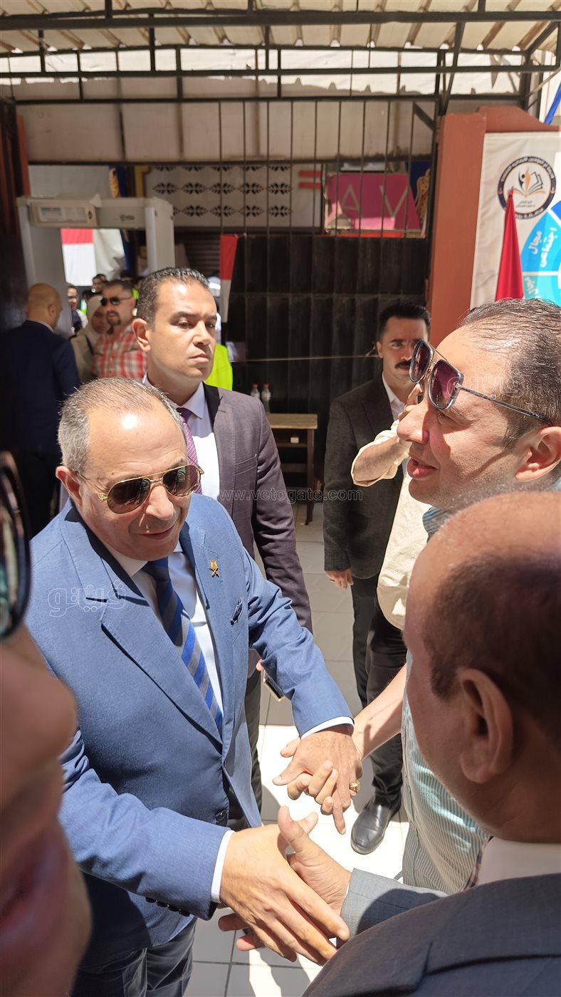 محافظ بورسعيد يتفقد اللجان الانتخابية، فيتو&nbsp;