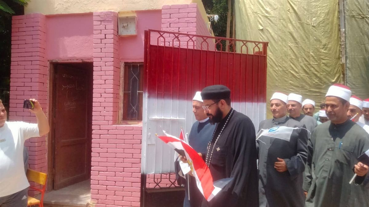 جانب من مشاركة رجال الدين، فيتو