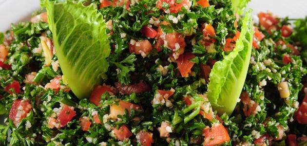 طريقة عمل سلطة التبولة&nbsp;