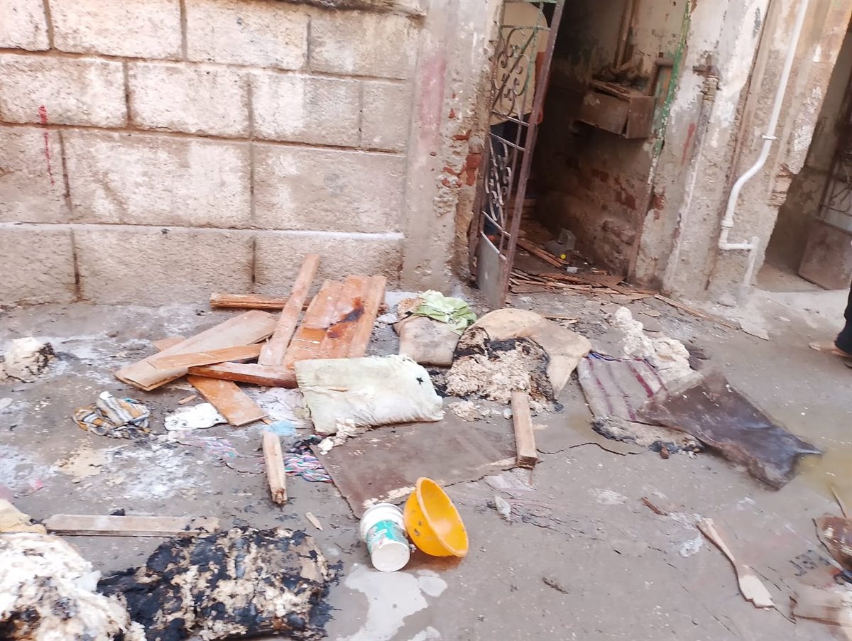 تاثر منزل ببنها بانفجار اسطوانة غاز، فيتو