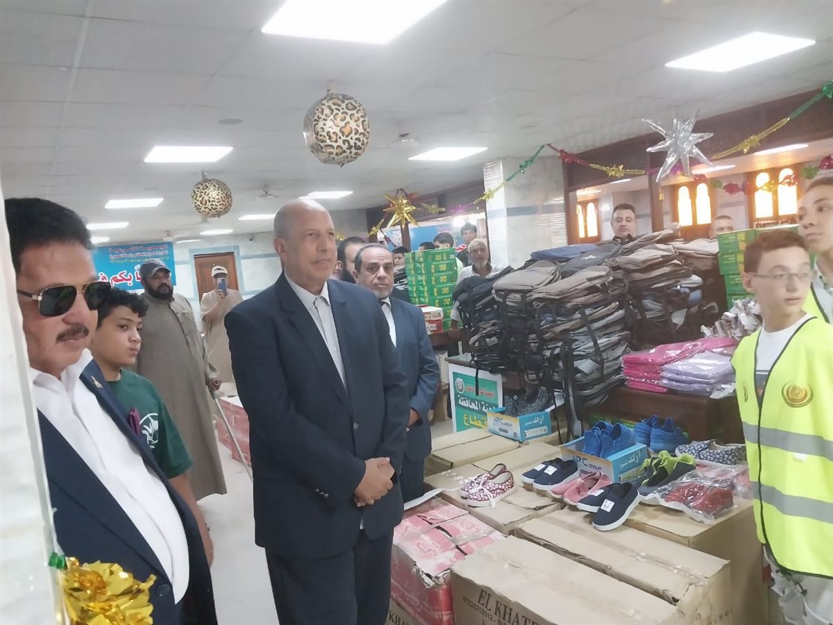 افتتاح معرض مجاني لمستلزمات المدارس القليوبية ،فيتو
