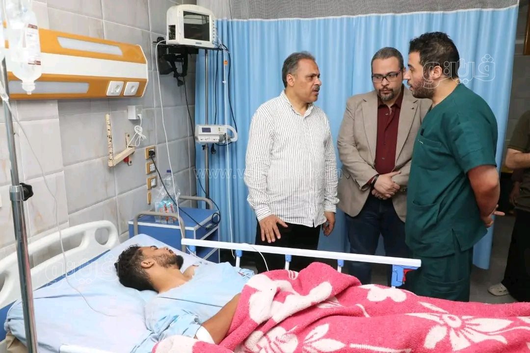 محافظ الشرقية يتفقد مصابي عقار الزقازيق المنهار،فيتو