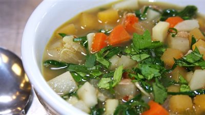 طريقة عمل شوربة الخضار&nbsp;