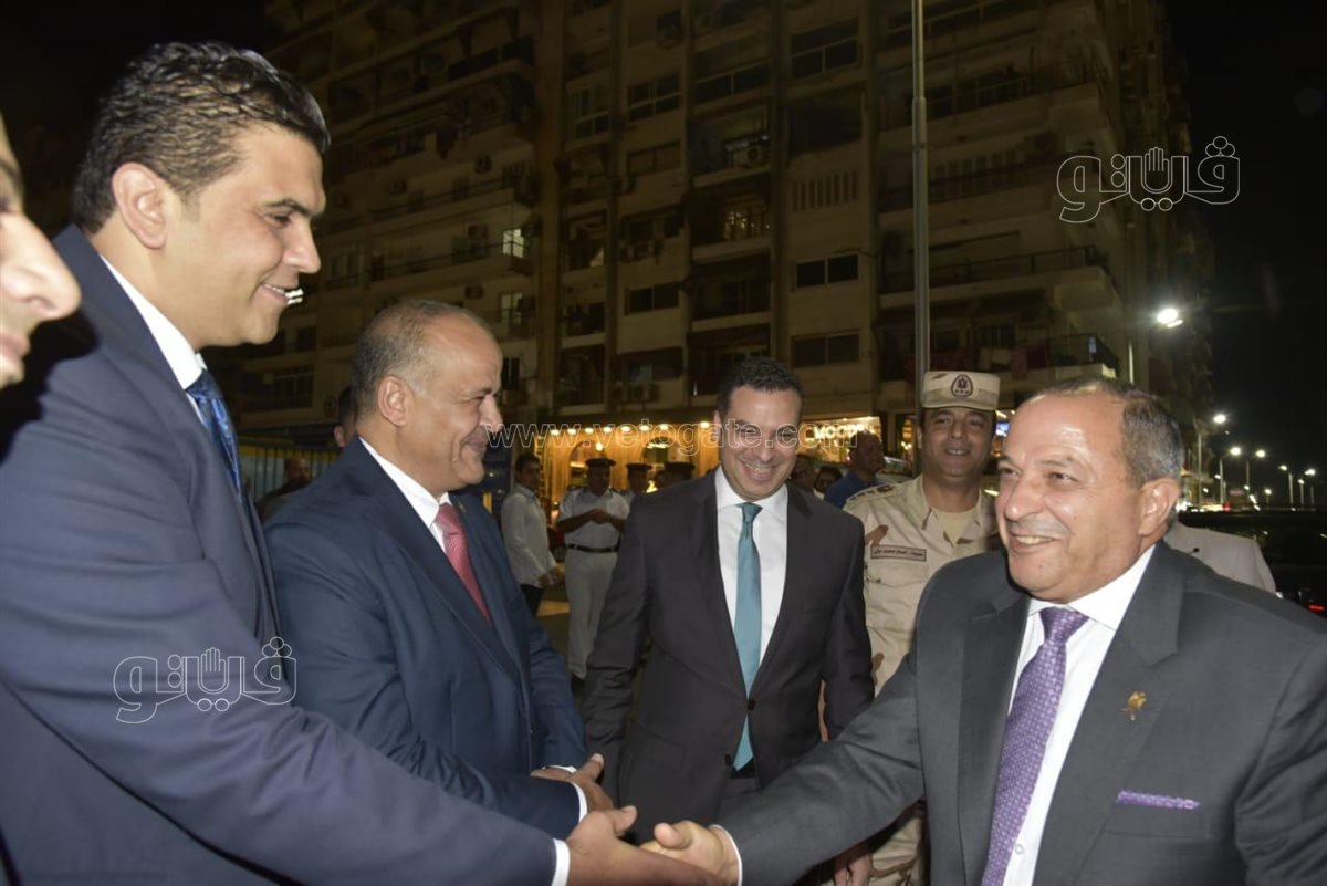 محافظ بورسعيد خلال احتفالية تكريم الطلاب المتفوقين، فيتو