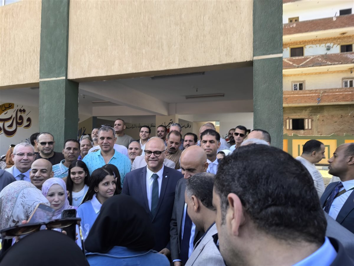 وزير التربية والتعليم يفتتح مدارس بالقليوبية،فيتو