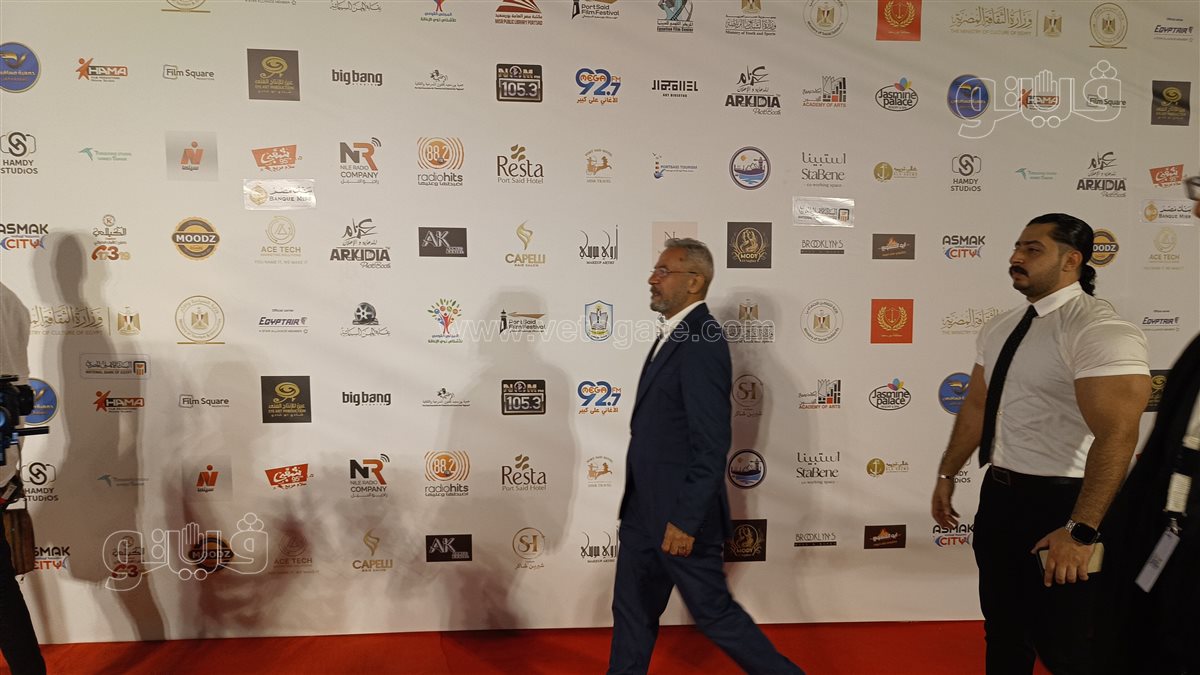 وصول الفنان صبري فواز إلى مهرجان بورسعيد السينمائي الدولي الأول، فيتو