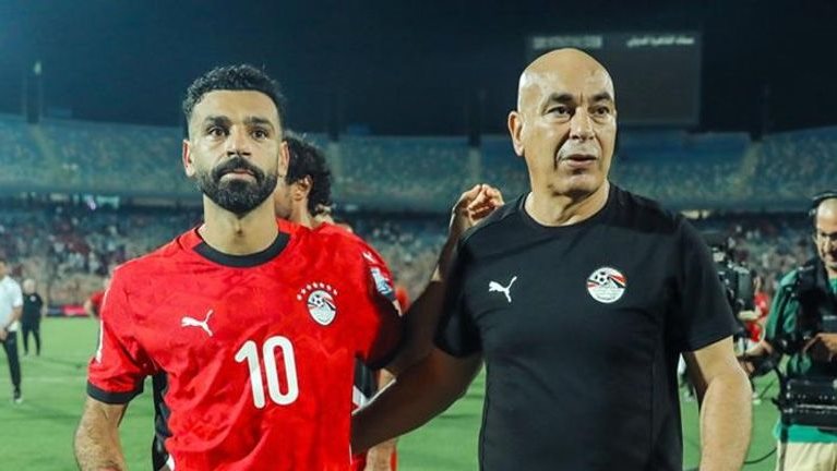 حسام حسن مع محمد صلاح، فيتو