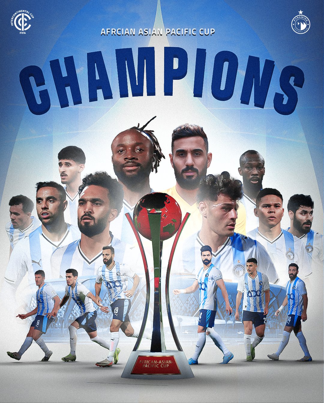 بيراميدز بطل كأس القارات الثلاث، فيتو