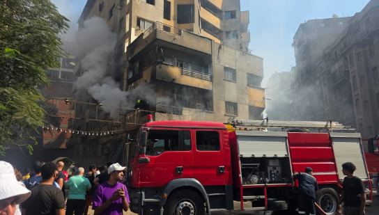 حريق شقة بالظاهر&nbsp;