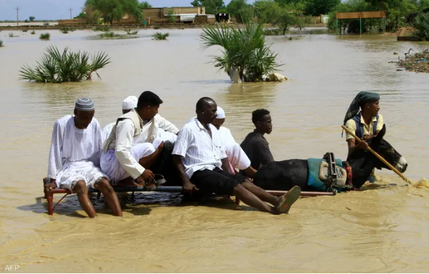 غرق السودان بالفيضان، فيتو