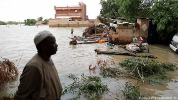 الحكومة السودانية تصدر الإندار الحمر للفيضان، فيتو