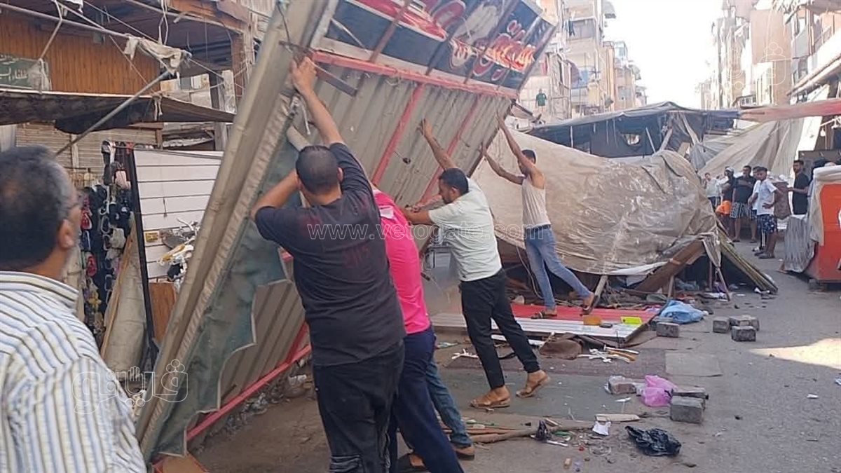 حملات اشغالات بحي العرب ببورسعيد، فيتو