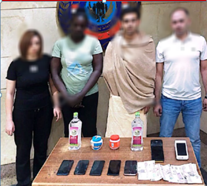 ضبط نادى صحى بدون ترخيص للممارسة الأعمال المنافية للآداب &nbsp;بالمعادى