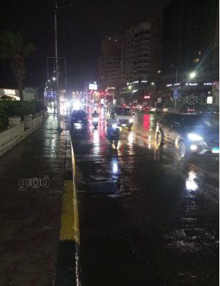 أمطار غزيرة تفاجئ الإسكندرية (2)