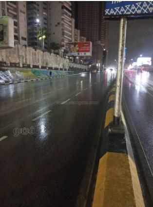 أمطار غزيرة تفاجئ الإسكندرية (4)