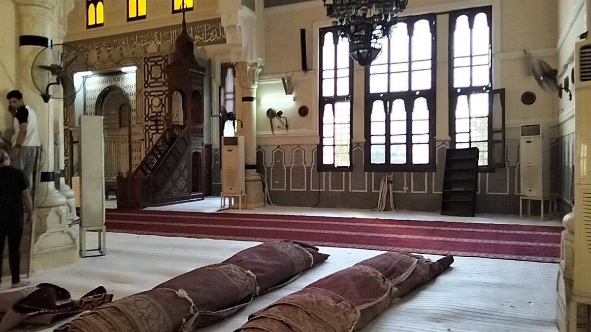 أعمال التطوير بمسجد أبو بكر الصديق، فيتو