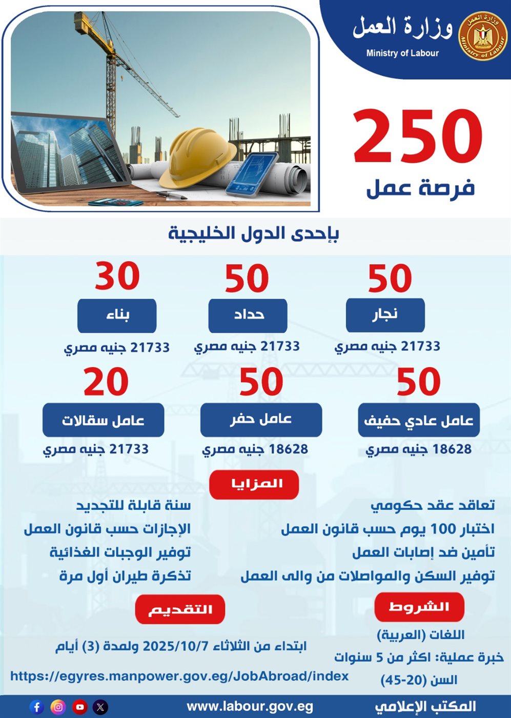 وزارة العمل، فيتو