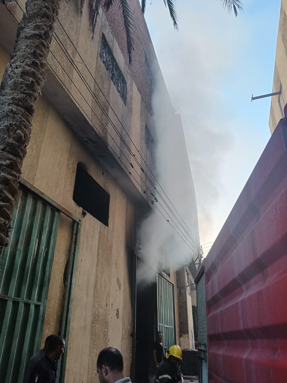 اندلاع حريق داخل أحد مصانع القطن بالقليوبية، فيتو