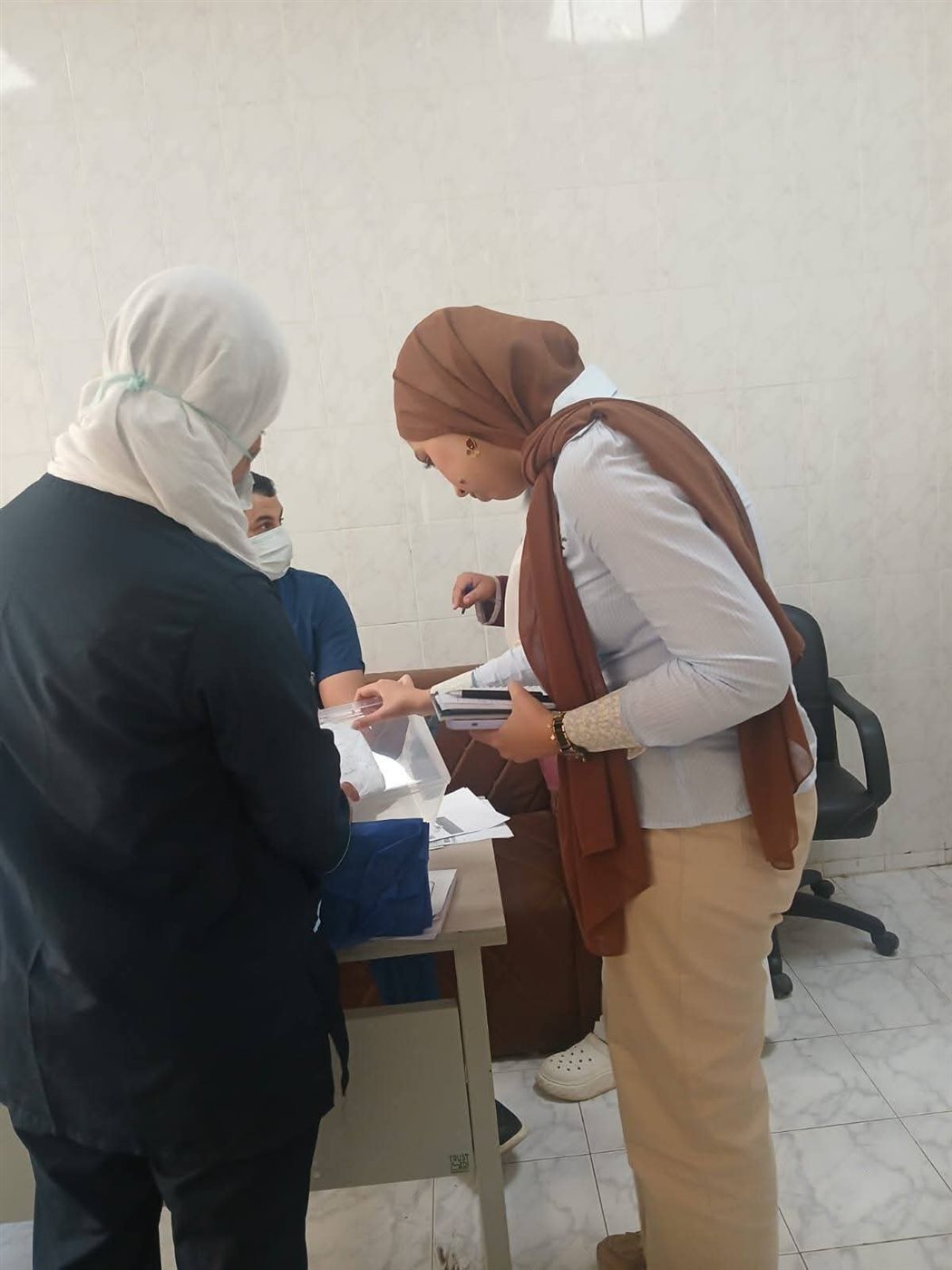 جانب من الزيارة، فيتو