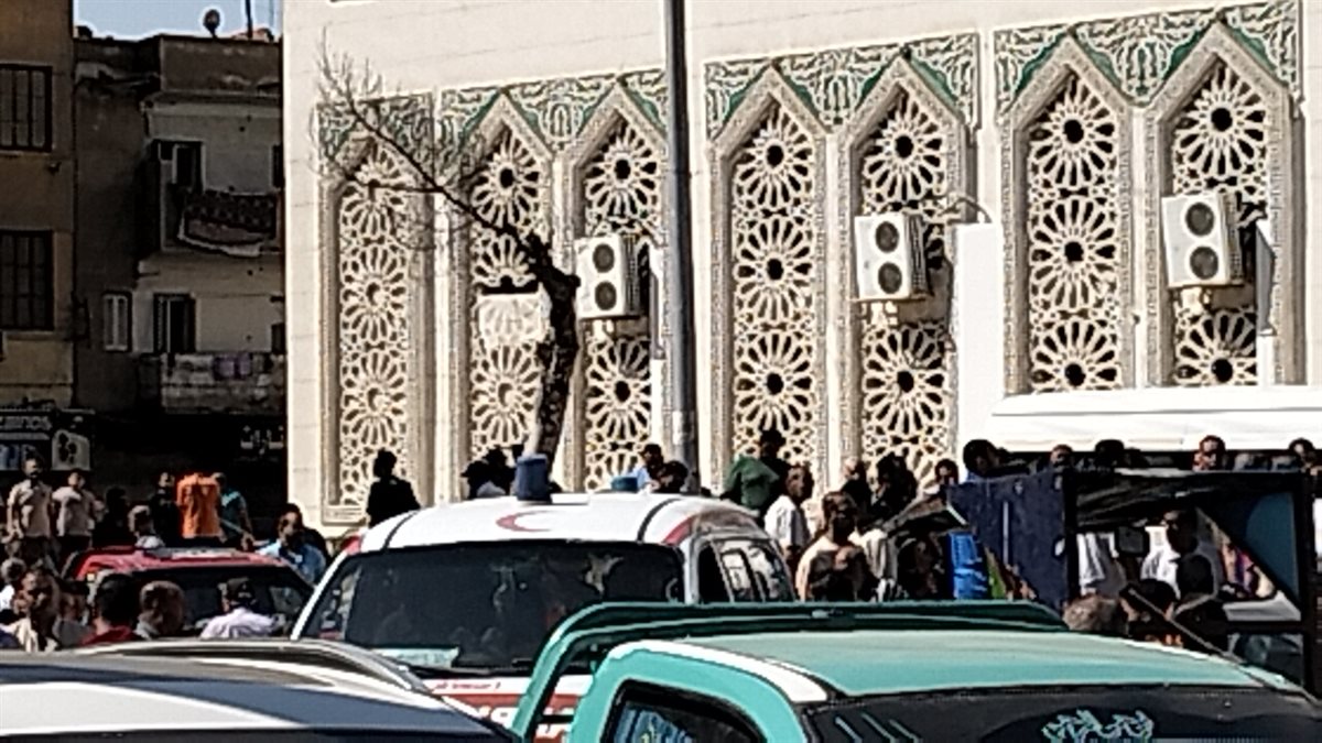 جانب من تشيع الجثمان، فيتو