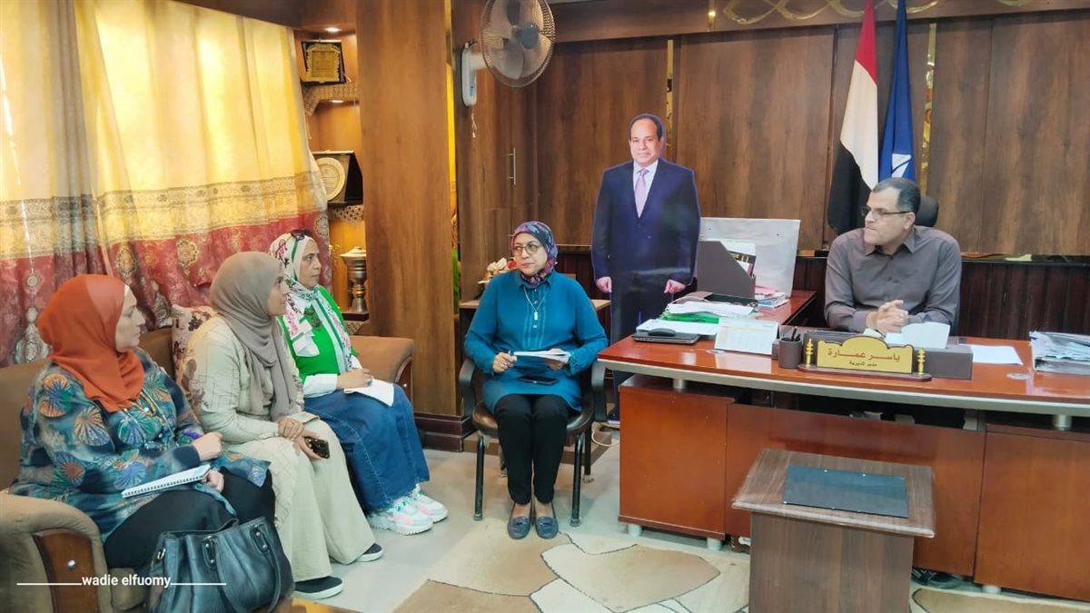 وكيل الوزارة يجتمع مع موجهي عموم المواد الدراسية ومديري المراحل التعليمية بدمياط