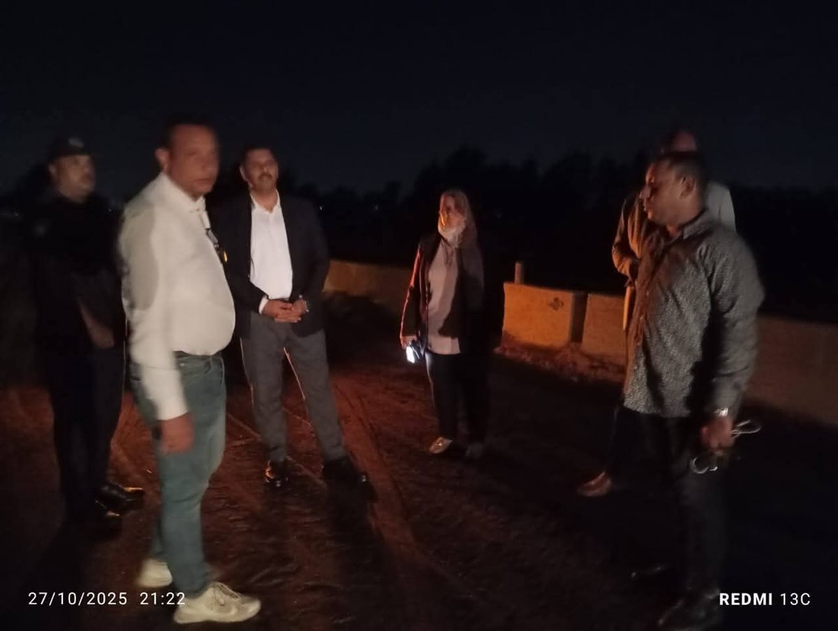 نائب محافظ الغربية يتفقد موقع انقلاب تانكي زيت&nbsp;