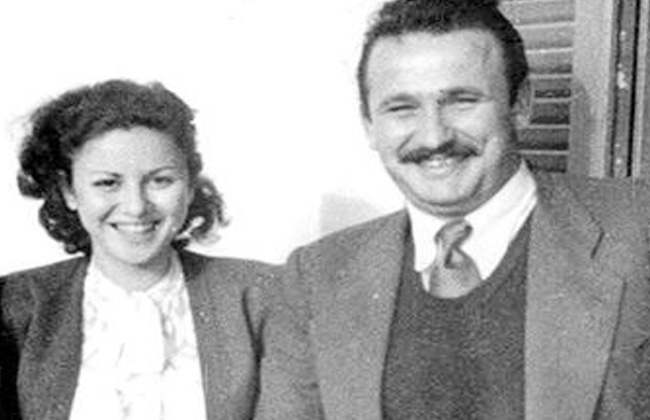 فاتن حمامة وعز الدين ذو الفقار&nbsp;