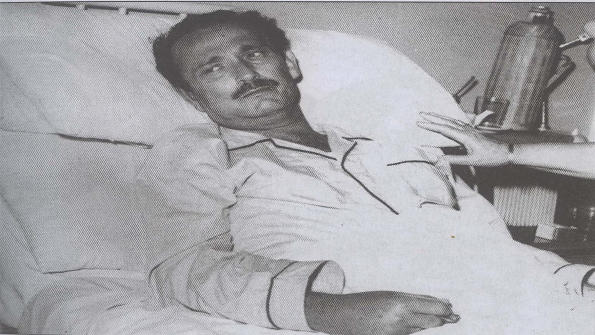 عز الدين ذو الفقار على فراش المرض&nbsp;