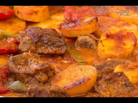 صينية بطاطس باللحمة