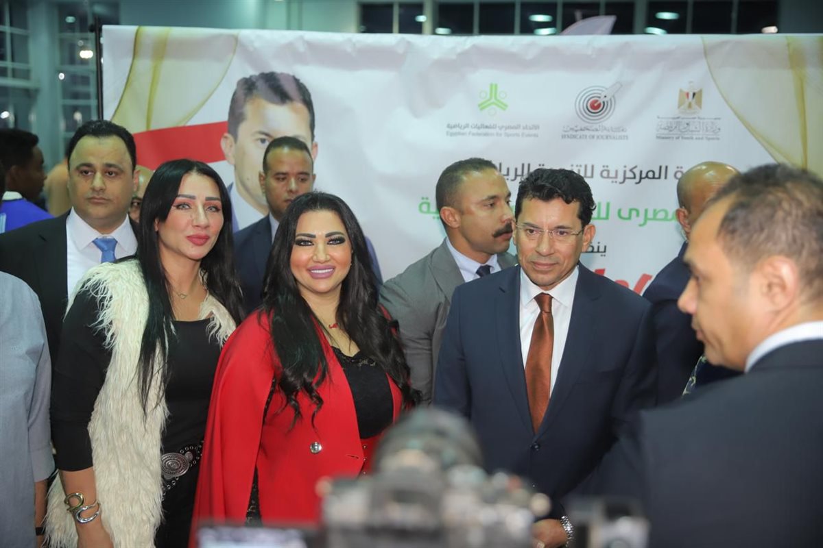 أشرف صبحي يشهد النسخة الثانية من أولمبياد الصحفيين