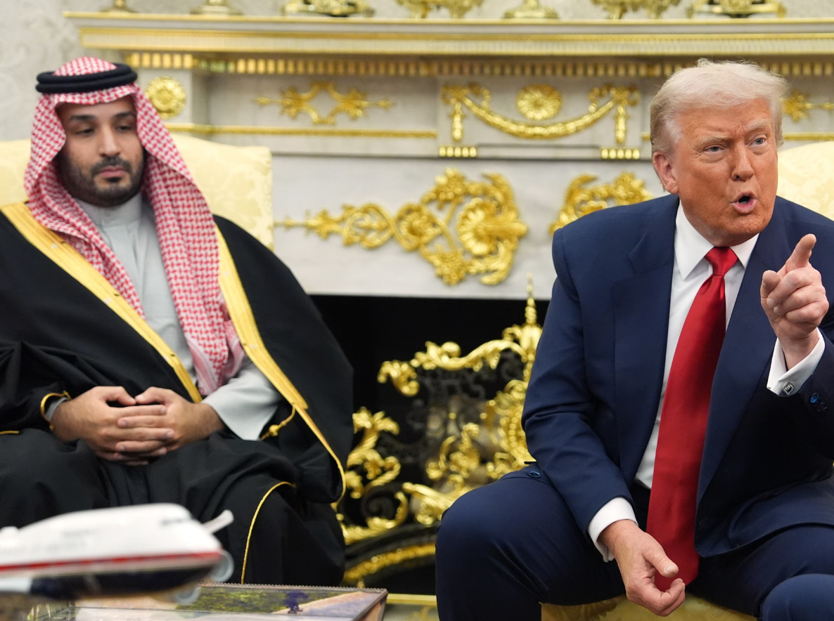 ترامب والأمير محمد بن سلمان ، فيتو