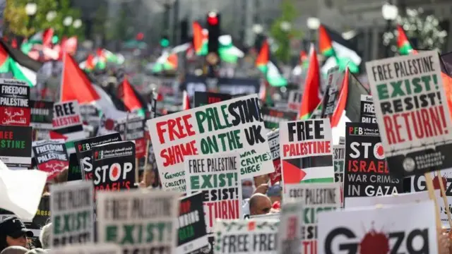 مظاهرات داعمة لفلسطين في بريطانيا، فيتو&nbsp;