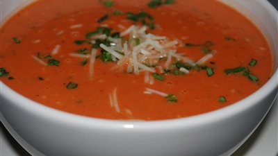 طريقة عمل شوربة الطماطم بالكريمة&nbsp;
