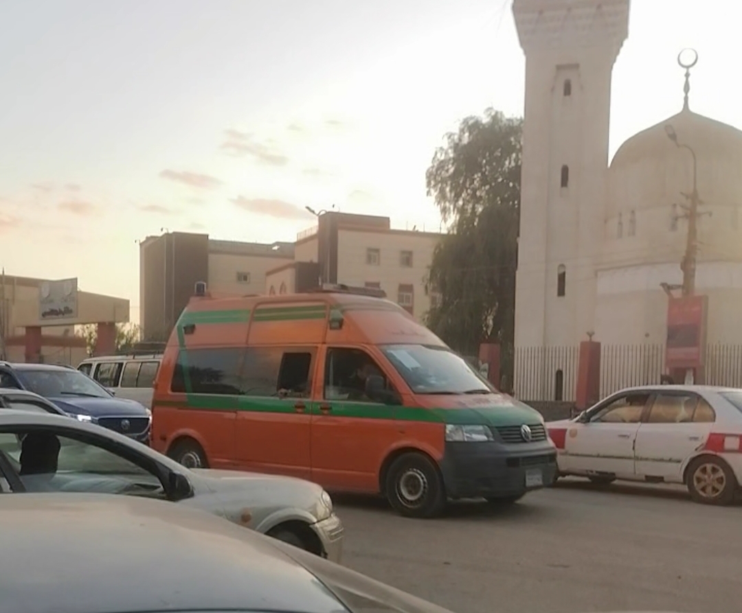خروج جثامين قضاة المنيا الأربعة من مستشفى ملوي وسط إجراءات أمنية مشددة