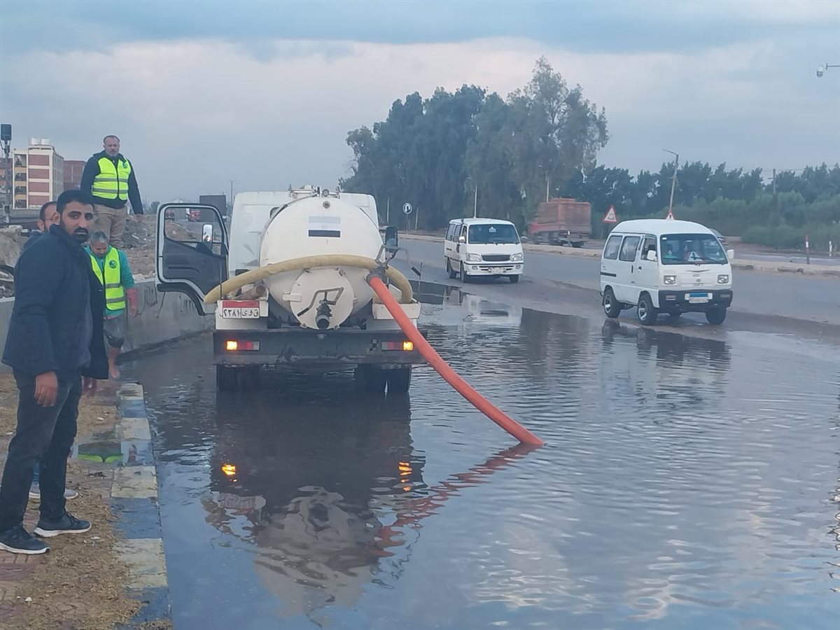 رفع تجمعات الامطار &nbsp;القليوبية، فيتو