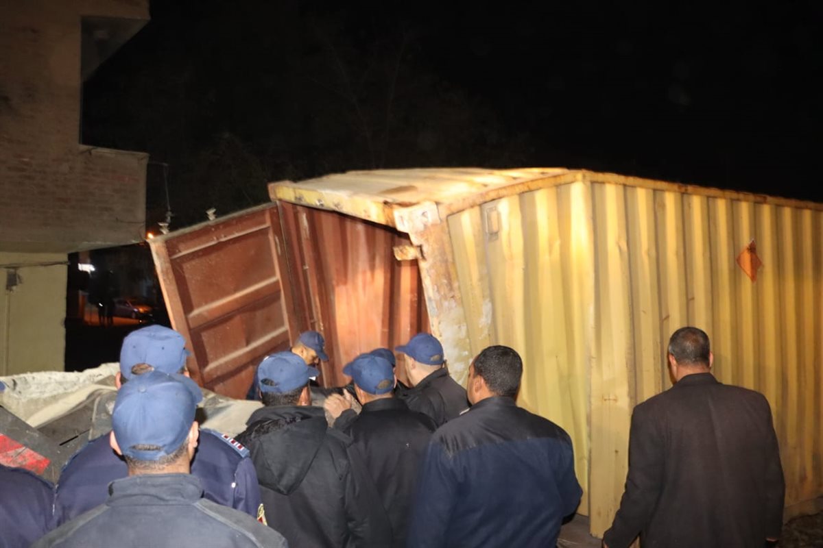 متابعة حادث حاويات قطار &nbsp;طوخ، فيتو&nbsp;