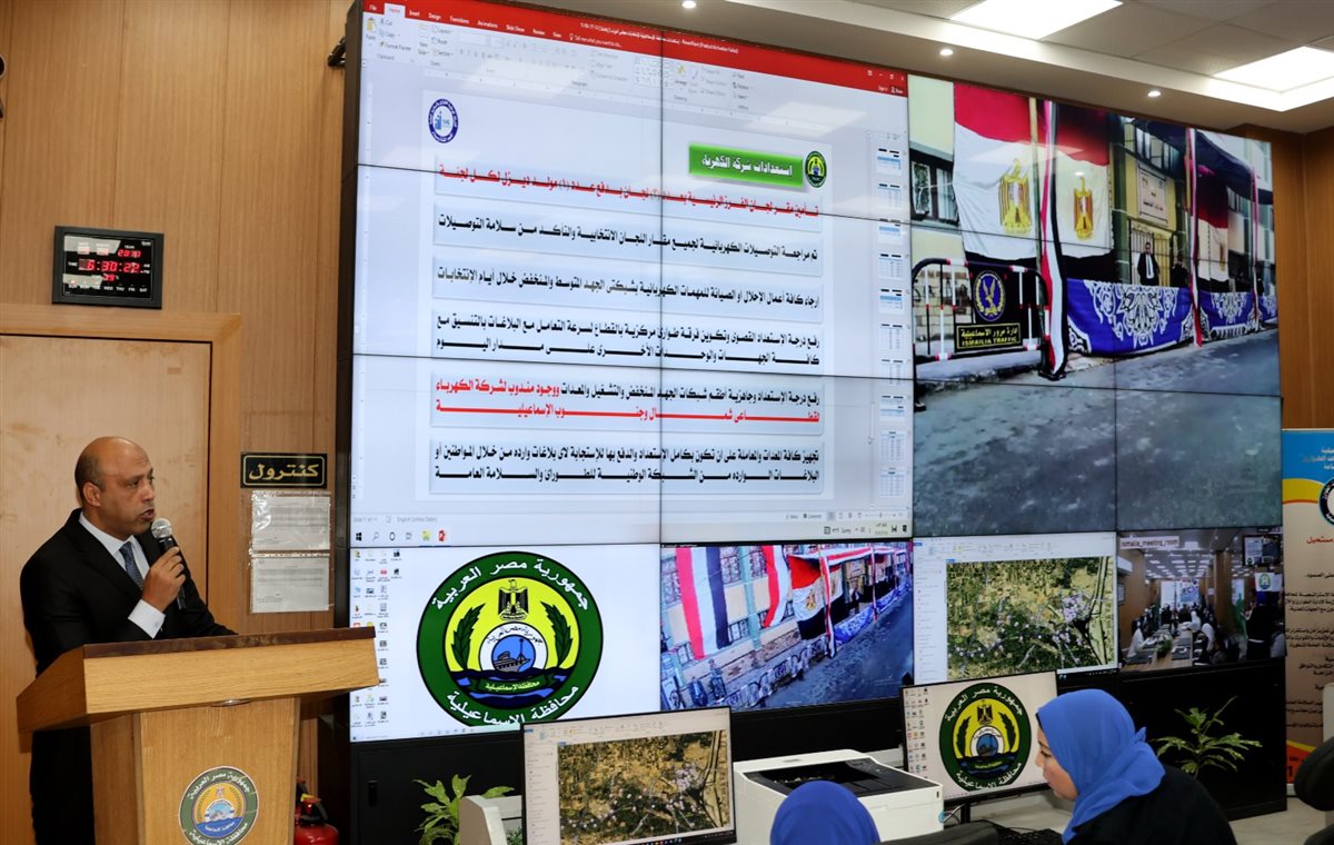 غرفة عمليات الشبكة الوطنية بالإسماعيلية، فيتو