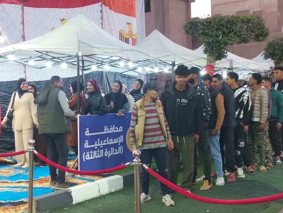 جانب من عمليات التصويت، فيتو