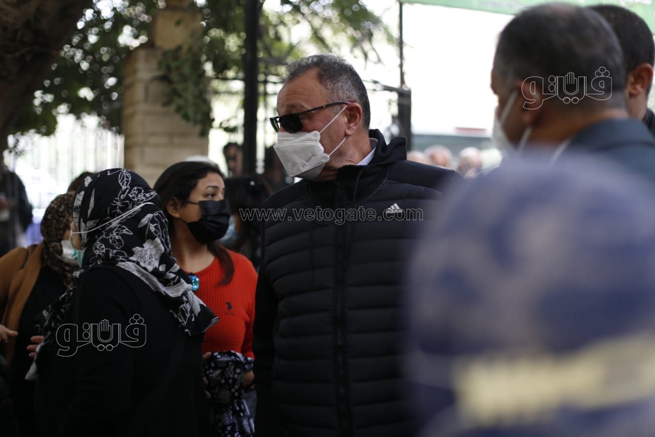 تشييع جثمان إبراهيم حجازي بحضور الخطيب ونجوم الرياضة (5)