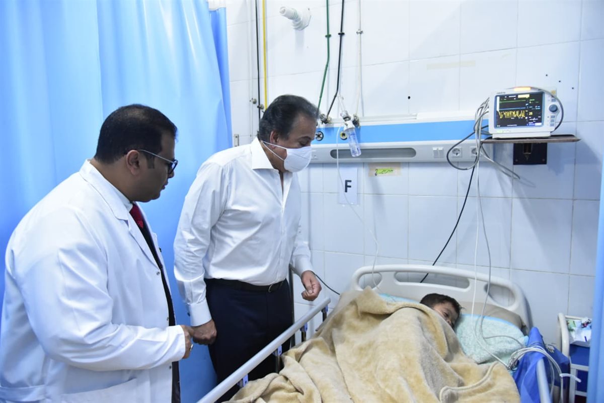 وزير الصحة يتفقد مستشفى سنورس المركزي بالفيوم&nbsp;