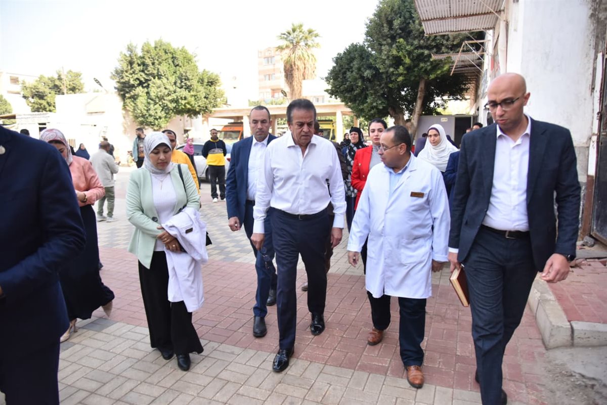 وزير الصحة يتفقد مستشفى سنورس المركزي بالفيوم&nbsp;