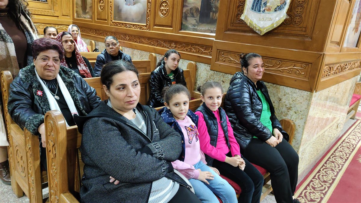 قداس رأس السنة بكنيسة الأنبا بيشوي ببورسعيد، فيتو