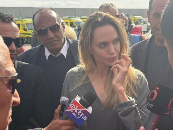 أنجلينا جولي ترد على أسئلة الصحفيين، فيتو