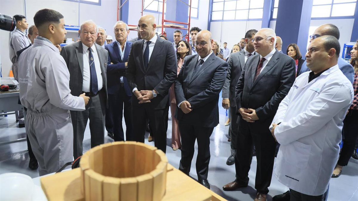 وزير التعليم يفتتح مدرسة أنسي ساويرس للتكنولوجيا التطبيقية والإنشاءات&nbsp;