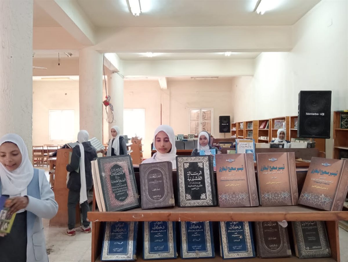 جانب من إعادة تشغيل مبنى المركز الثقافي بمركز ومدينة القنطرة شرق بالإسماعيلية، فيتو