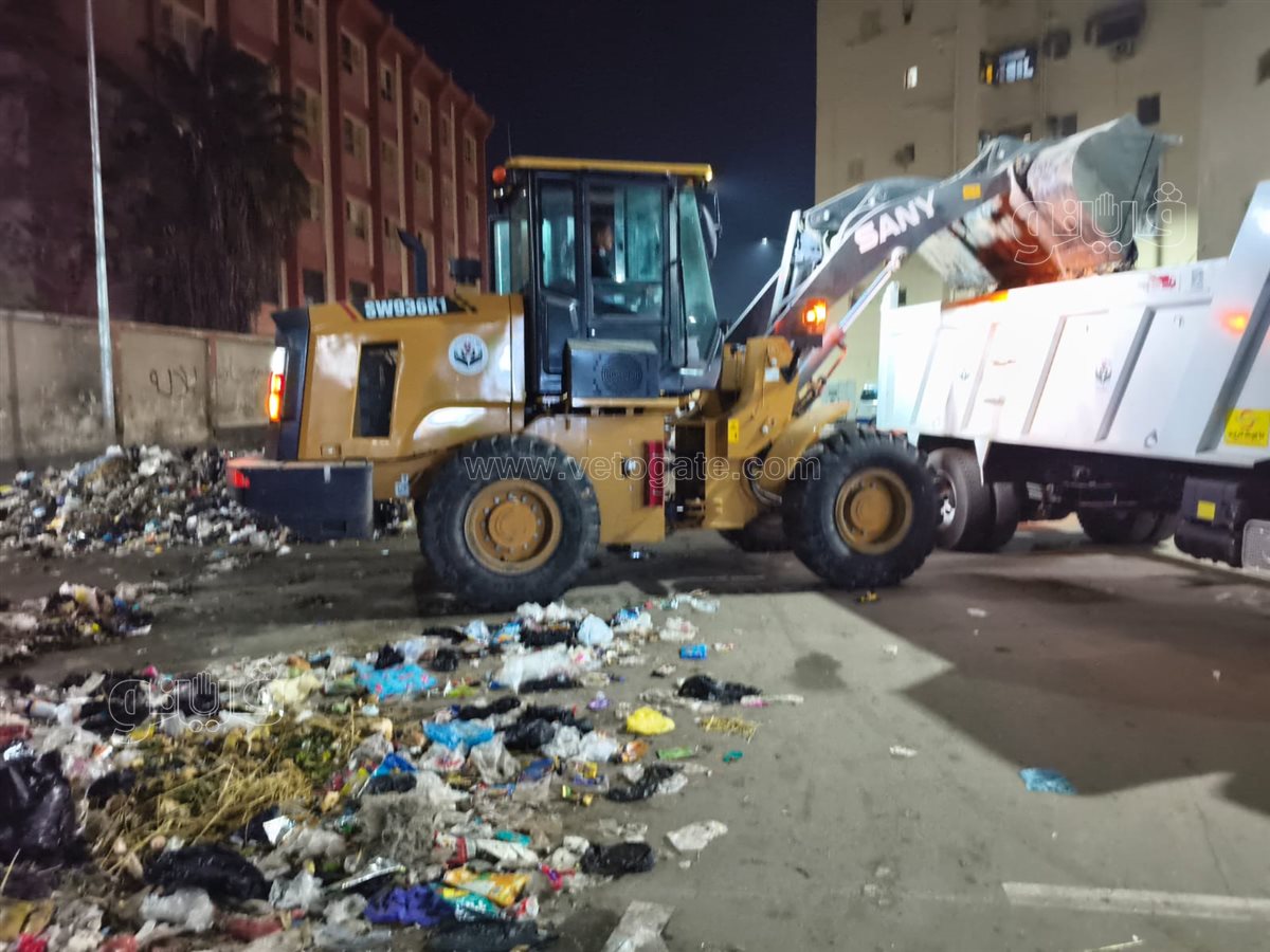 رئيس شركة النظافة ببورسعيد يزور حي الزهور، ڤيتو