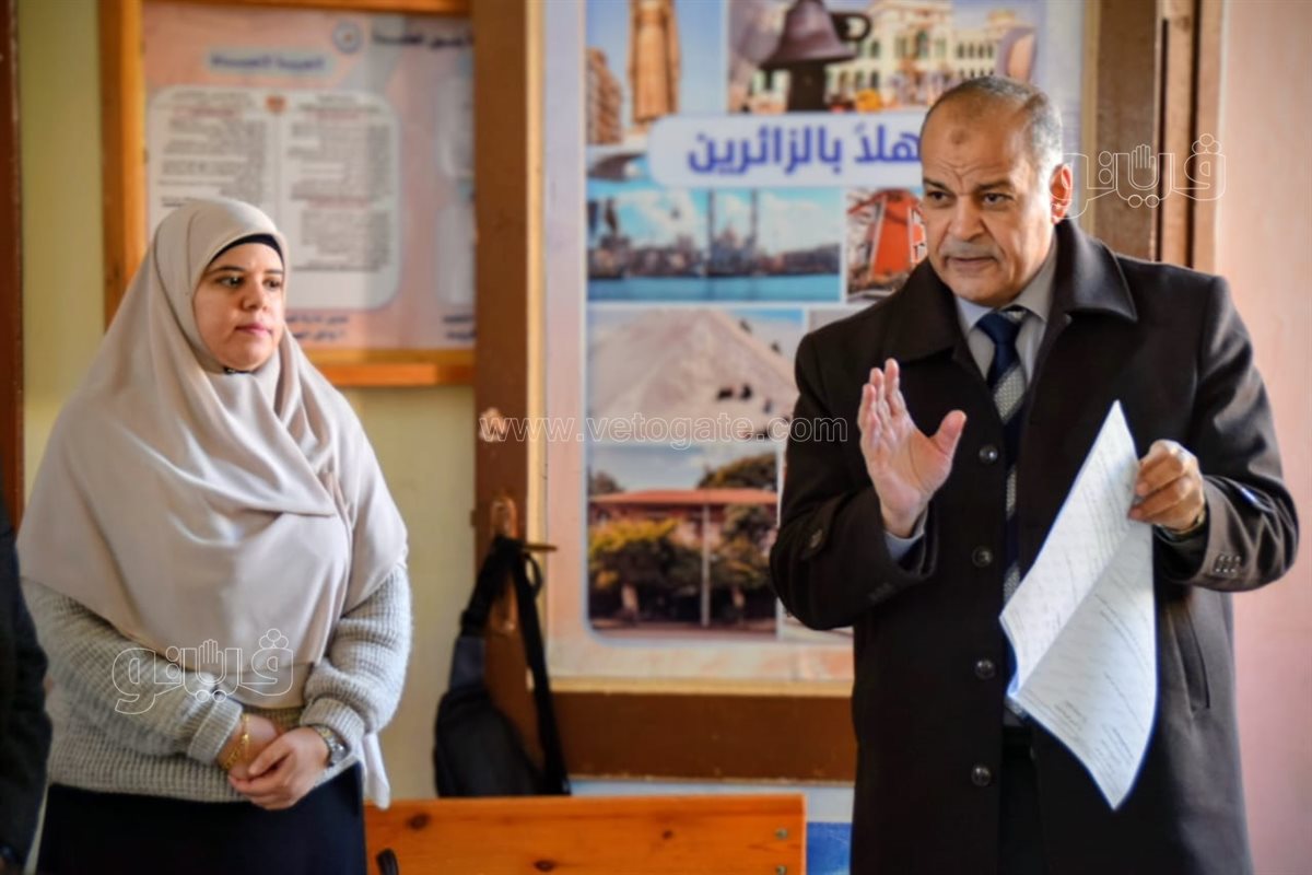 تعليم بورسعيد يتفقد اللجان، فيتو