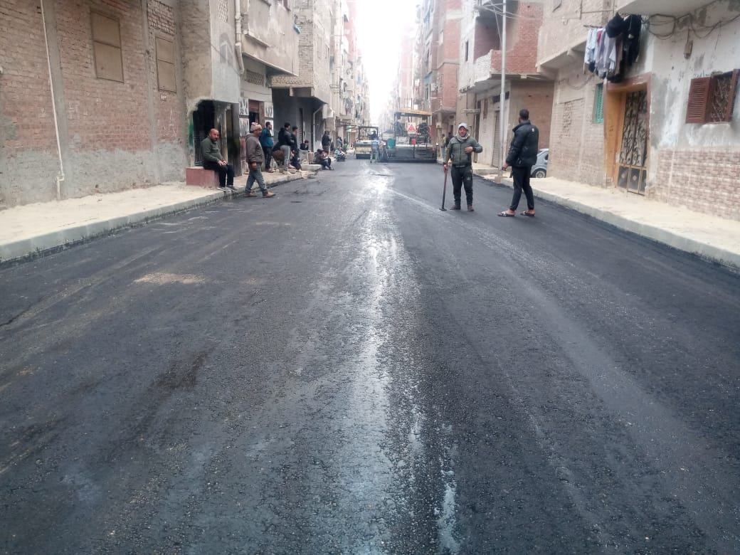 جانب من أعمال الرصف، فيتو